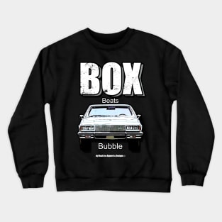 Caprice Box Beats Bubble  White Crewneck Sweatshirt